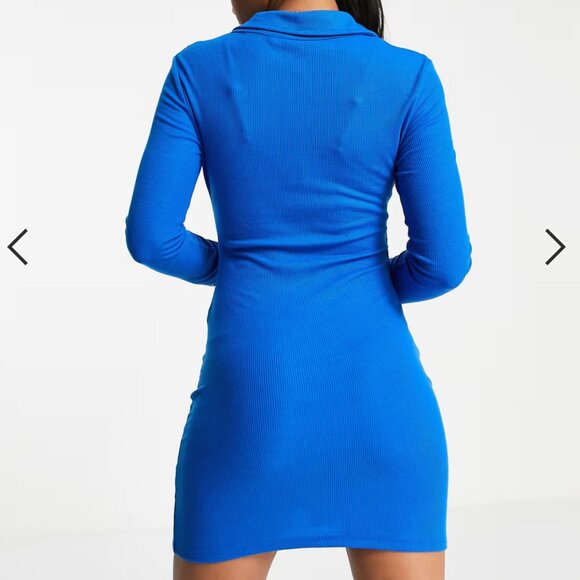 Stradivarius blue dress, size US 4 - Picture 3 of 8